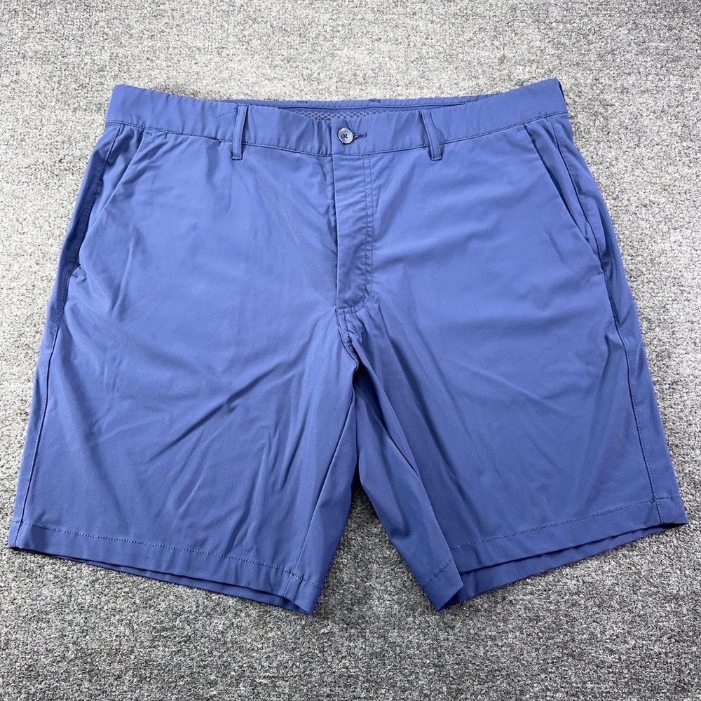 Holderness & Bourne Mens Blue Tailored Fit Golf Shorts BHCC 1912 Size 38 Stretch